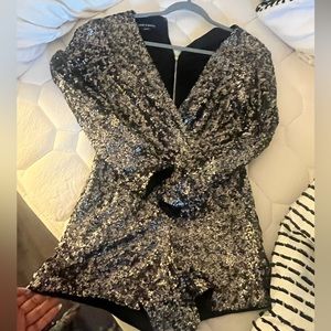 Black mini dress not used woman fashion fashion Bebe